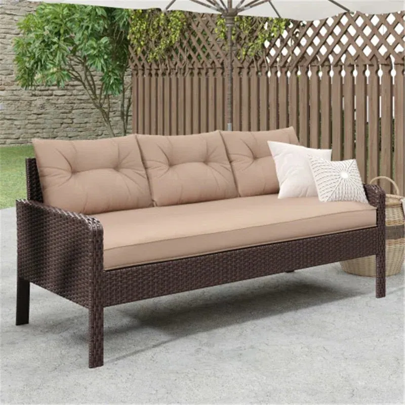 Outdoor Seating Set for 7 People from Miden Home OS-Rt-195-W