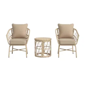 Outdoor Seating Set for Two from Miden Home OS-283-W