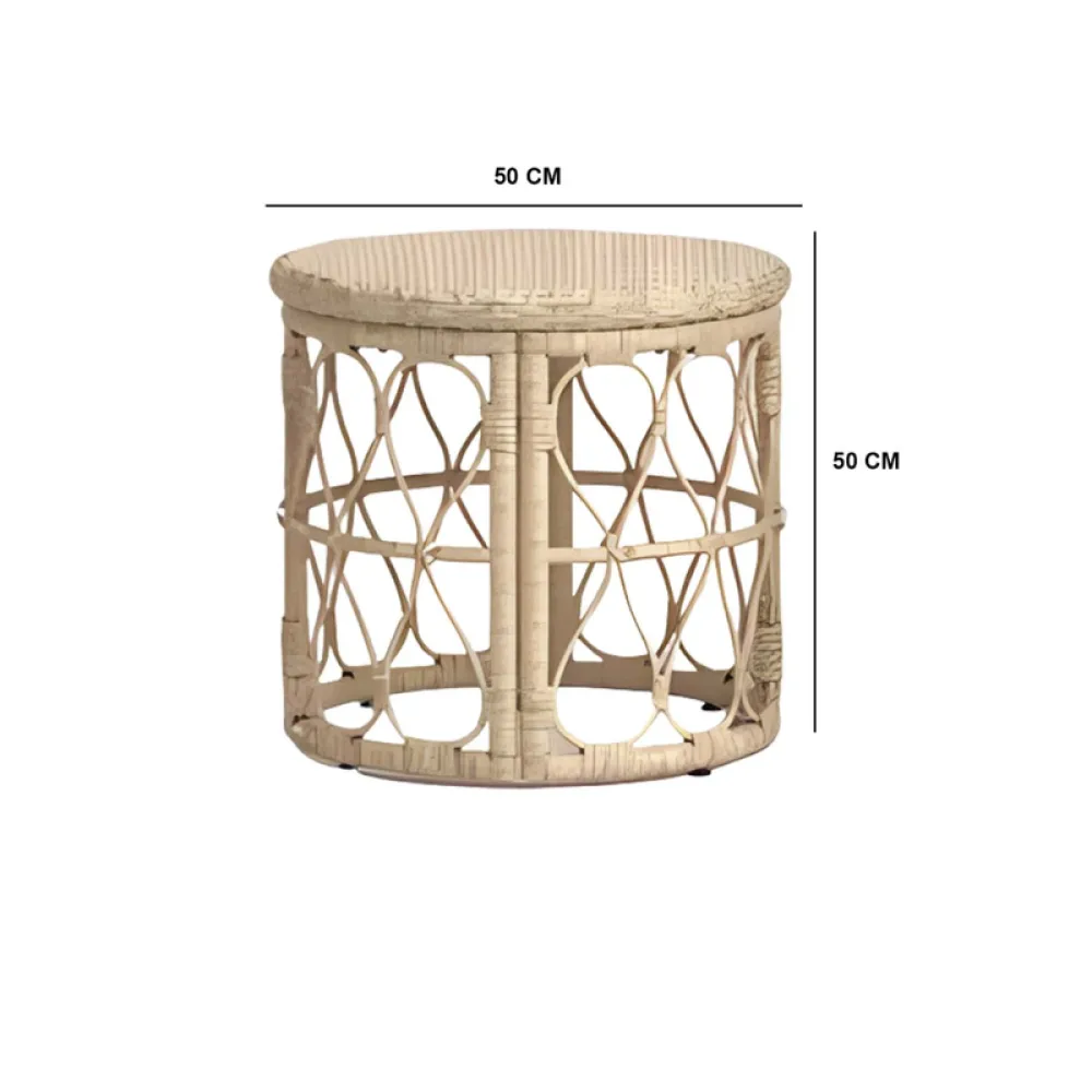 Outdoor Seating Set for Two from Miden Home OS-283-W