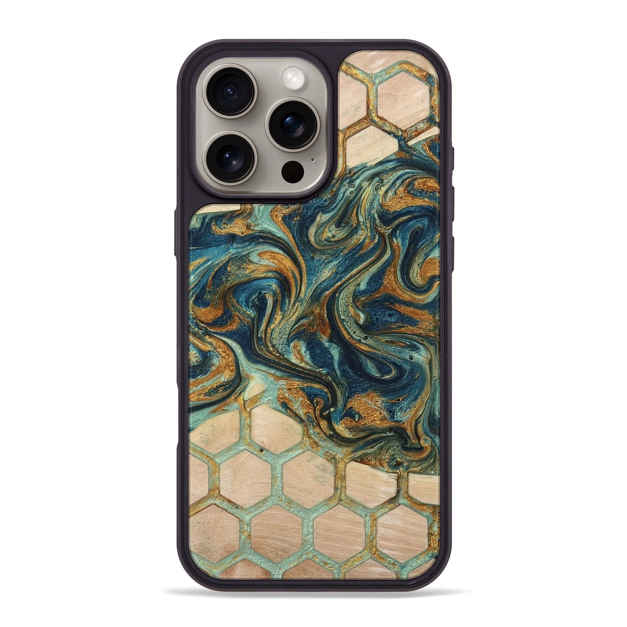 Anti Reflection Coating Iphone 16 Pro Max Wood Phone Case - Kaiden (Pattern, 775935)