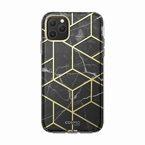 Iphone 11 Pro Max Cosmo Case-Marble Black Smooth Touch