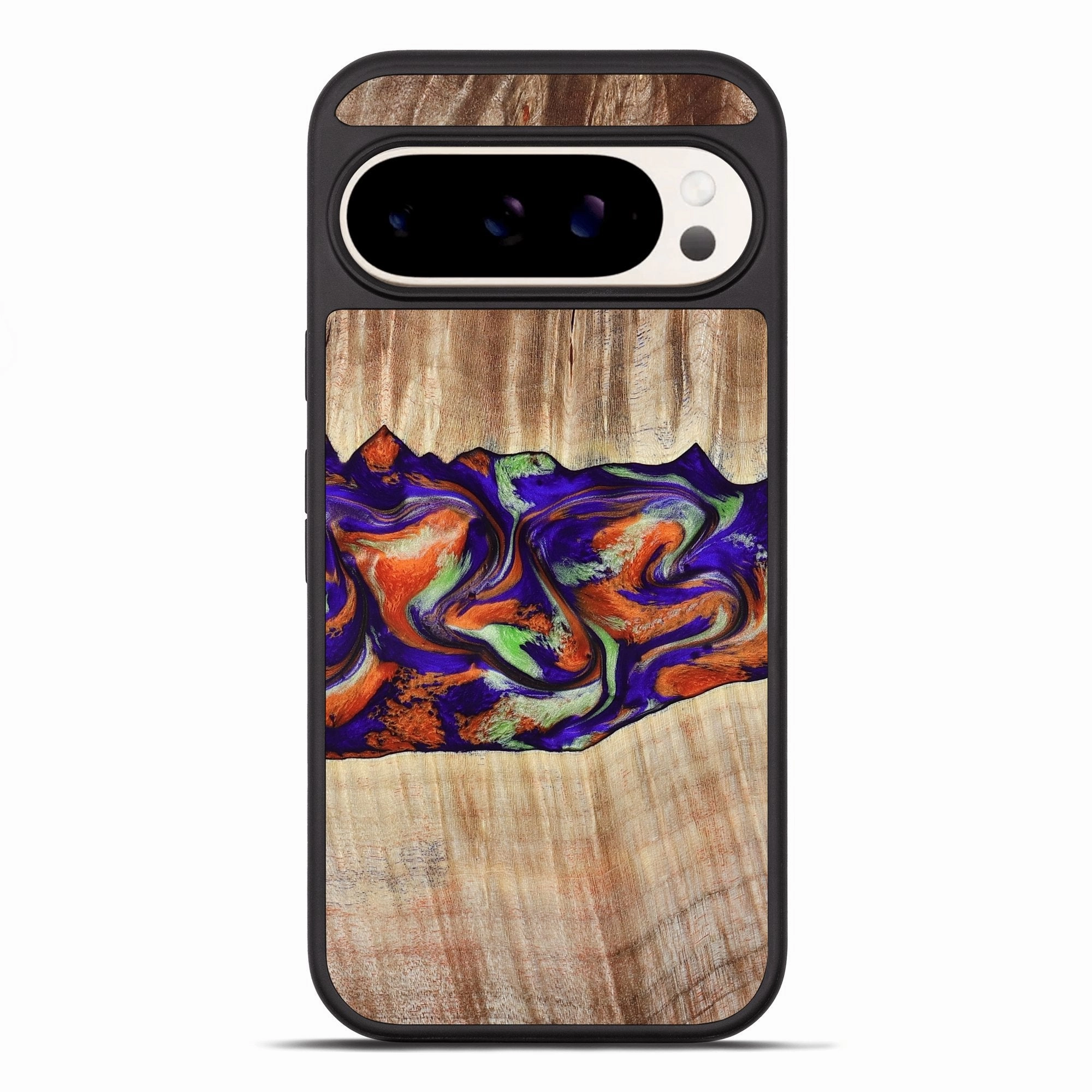 Anti Shock Screen Impact Resistant Pixel 10 Pro Xl Wood Phone Case - Reilly (Purple, 780152)