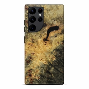 Galaxy S22 Ultra Wood Live Edge Phone Case - Gustav (Wood Burl, 777395) Anti Finger Grease Film