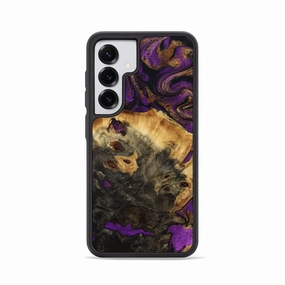 Galaxy S25 Wood Phone Case - Alfreda (Purple, 778664) Anti Dust Film