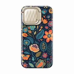 Scratch Resistant Iphone 15 Pro Cosmo Mag Case - Garden Glow