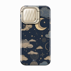 Anti Spy Tempered Screen Protector Iphone 15 Pro Cosmo Mag Case - Starry Night