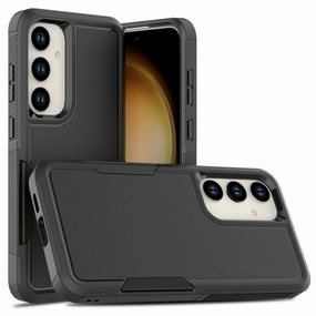 Anti Shock Film Anti Finger Grease Film Phonix Black Armor Light Case For Samsung S25 / S24