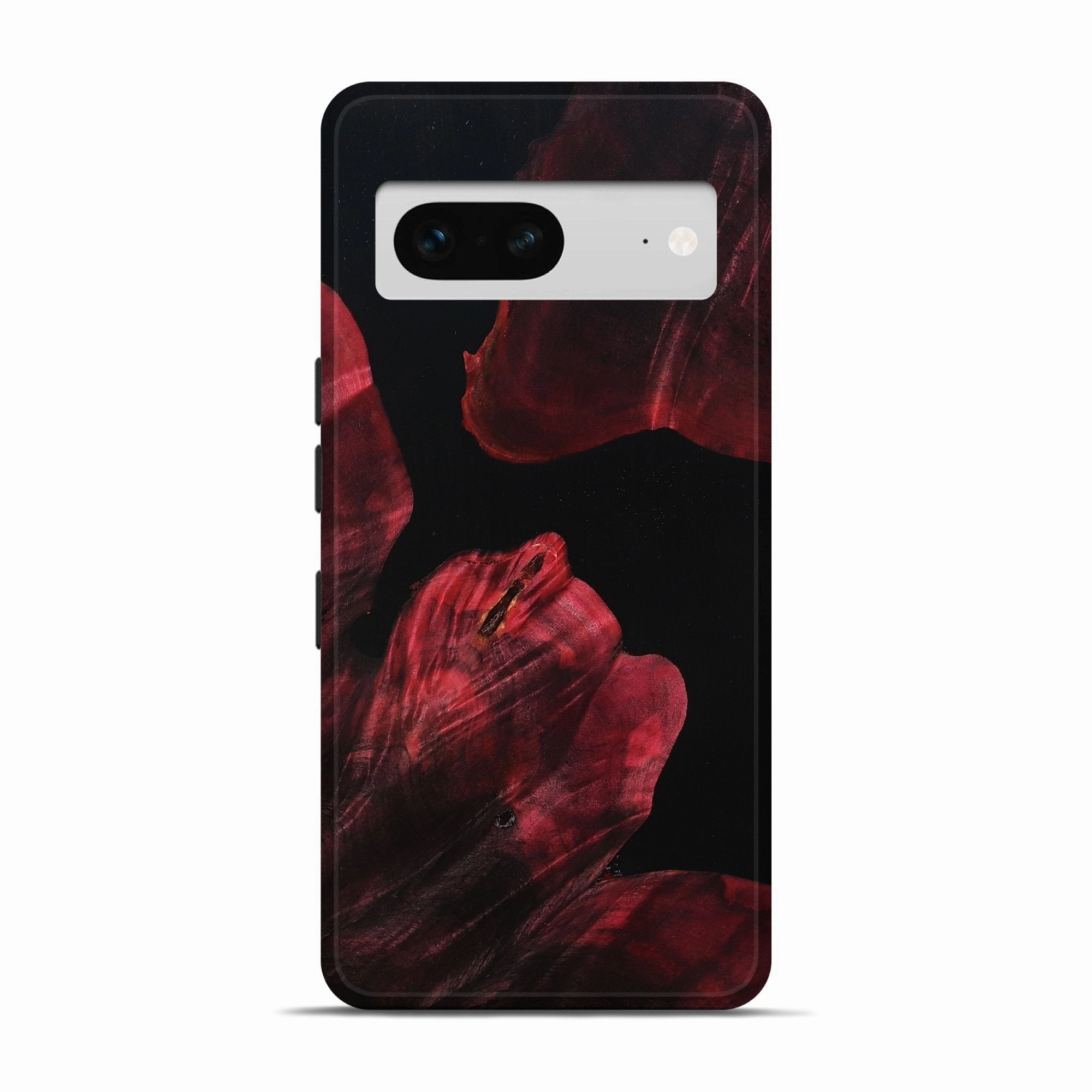 Pixel 7 Wood Live Edge Phone Case - Chrissy (Wood Burl, 781437) High Transparency Bubble Resistant Film