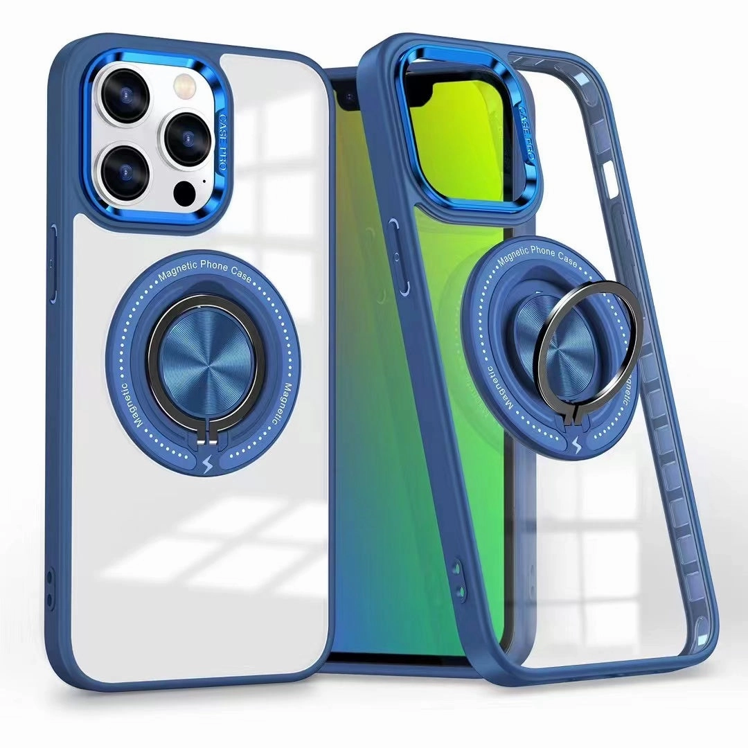Privacy Screen Phonix Case For Iphone 16 Pro Ring Holder Case Compatible With Magsafe