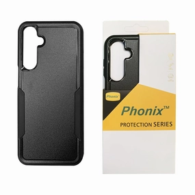 Phonix Case For Samsung A16 Black Armor Light Case Shock Guard