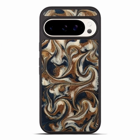 Pixel 10 Pro Xl Resinart Phone Case - Noreen (Teal & Gold, 781054) Shock Guard
