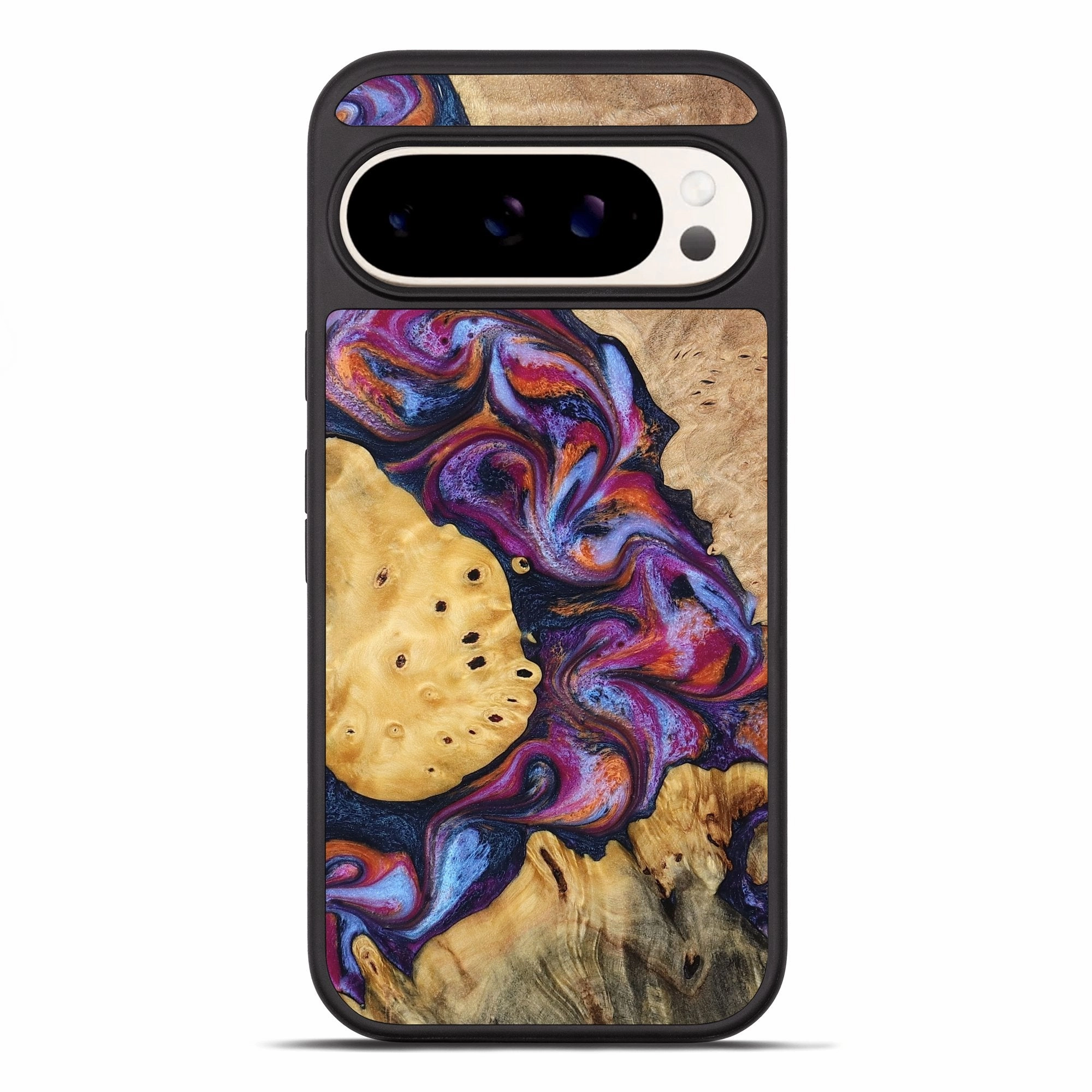 Anti Glare Film Water Resistant Pixel 10 Pro Xl Wood Phone Case - Ares (Blue, 775533)