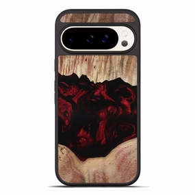 Pixel 10 Pro Xl Wood Phone Case - Beckett (Red, 780748) Drop Resistant