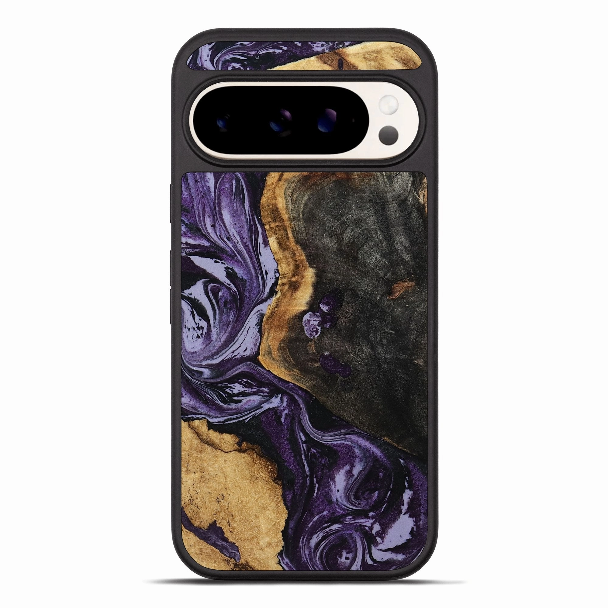 Pixel 10 Pro Xl Wood Phone Case - Bella (Purple, 781683) Anti Finger Oil Coating