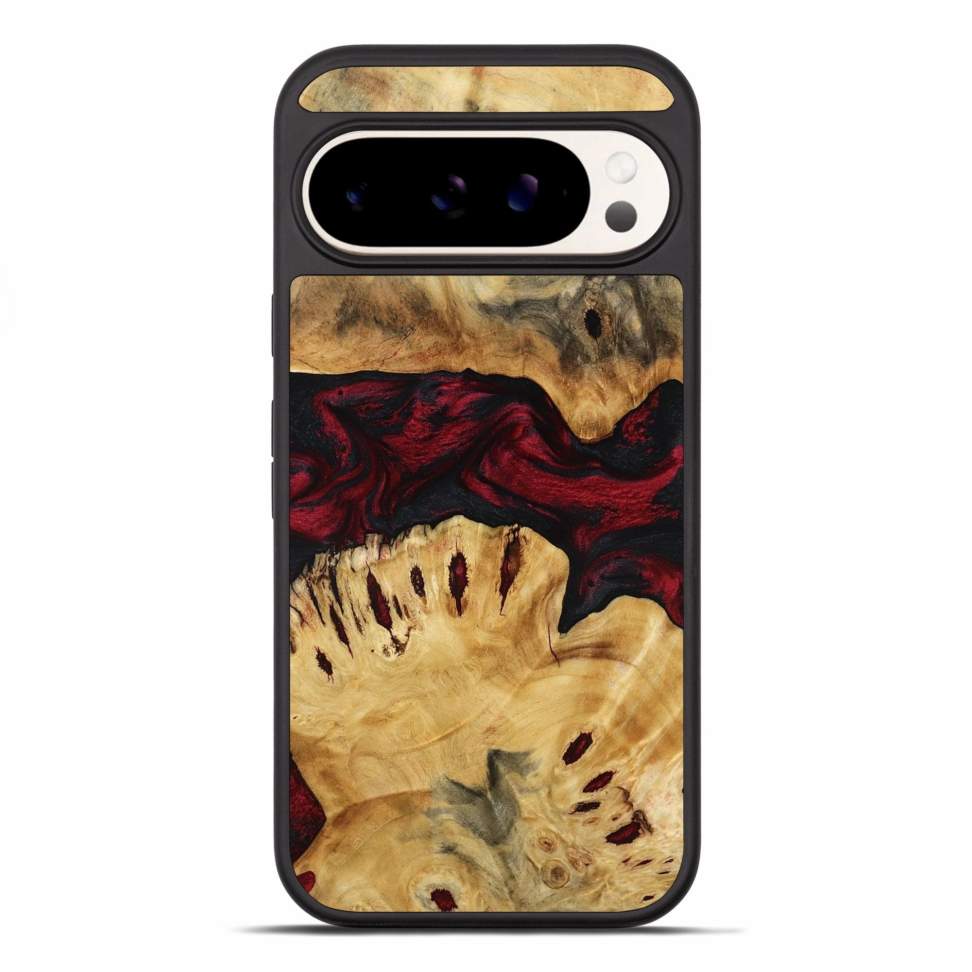 Anti Glare Film Anti Fingerprint Screen Pixel 10 Pro Xl Wood Phone Case - Benita (Red, 780962)
