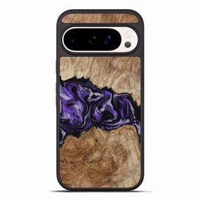 Pixel 10 Pro Xl Wood Phone Case - Byron (Purple, 780234) Protective Film Anti Shock Film