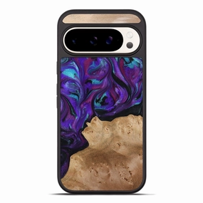 Pixel 10 Pro Xl Wood Phone Case - Calista (Purple, 775640) Anti Fingerprint Shield Anti Finger Smear