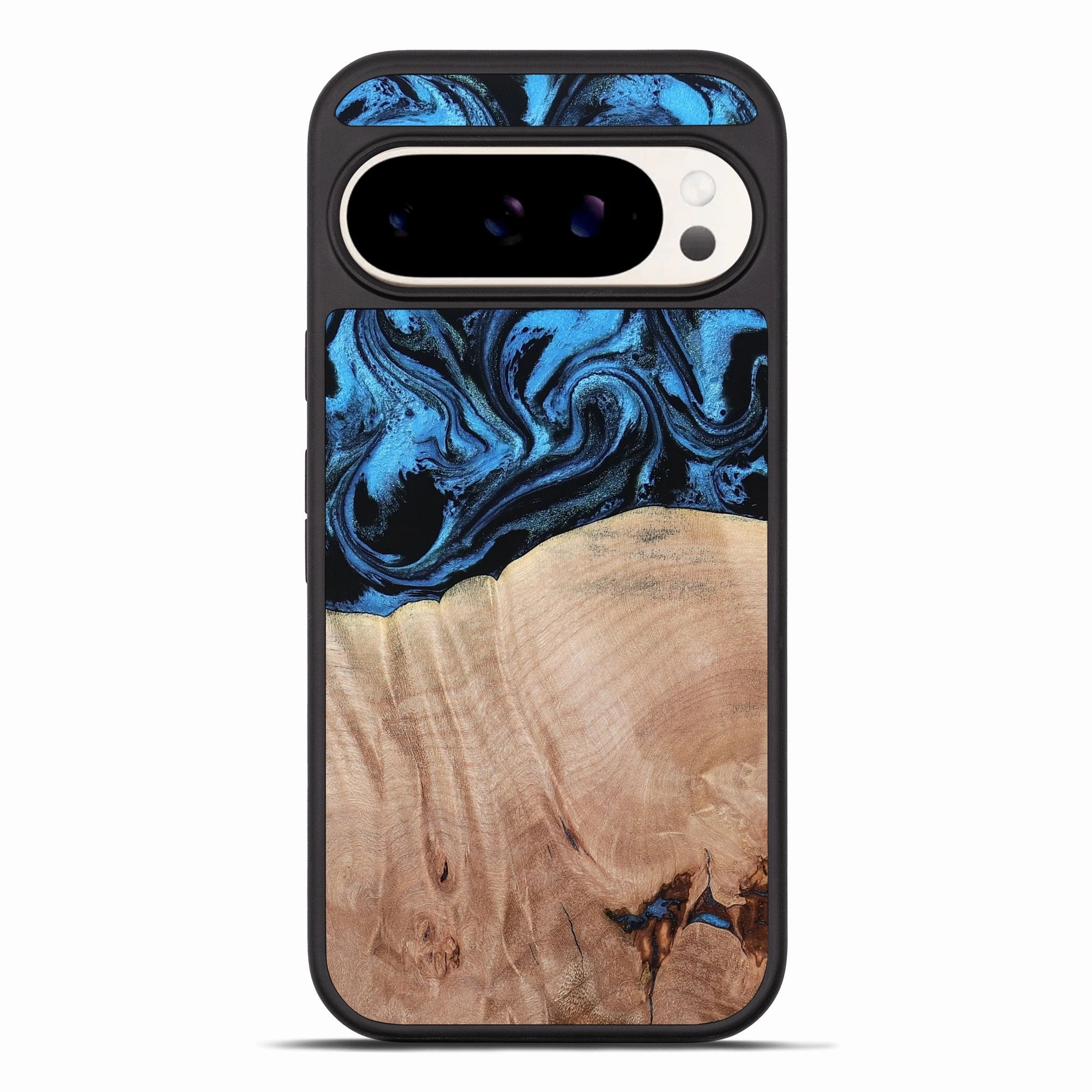 Anti Static Film Pixel 10 Pro Xl Wood Phone Case - Carolyn (Blue, 768669)