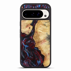 Pixel 10 Pro Xl Wood Phone Case - Cathie (Red, 781653) Anti Reflection Coating