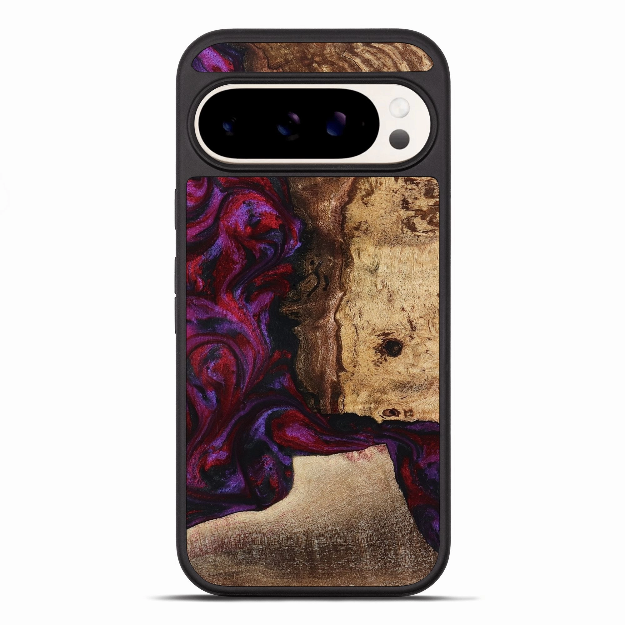 Anti Finger Smudge Film Pixel 10 Pro Xl Wood Phone Case - Chance (Red, 781627)