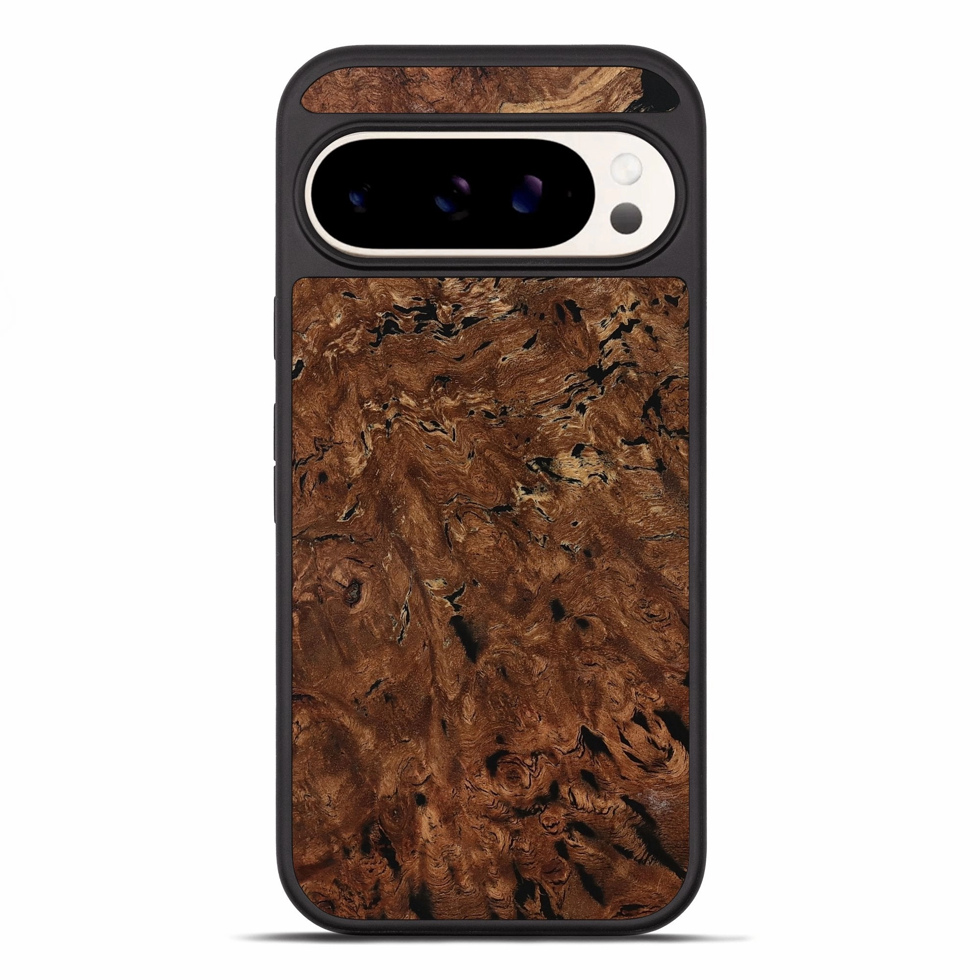 Pixel 10 Pro Xl Wood Phone Case - Chas (Wood Burl, 780912) Anti Glare Film Anti Glare