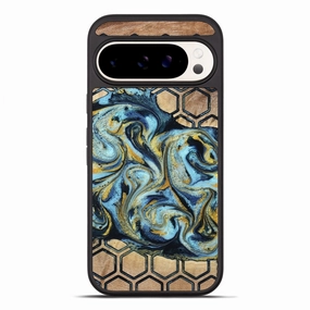 Pixel 10 Pro Xl Wood Phone Case - Chelsi (Pattern, 777757) Anti Glare Bubble Resistant Film