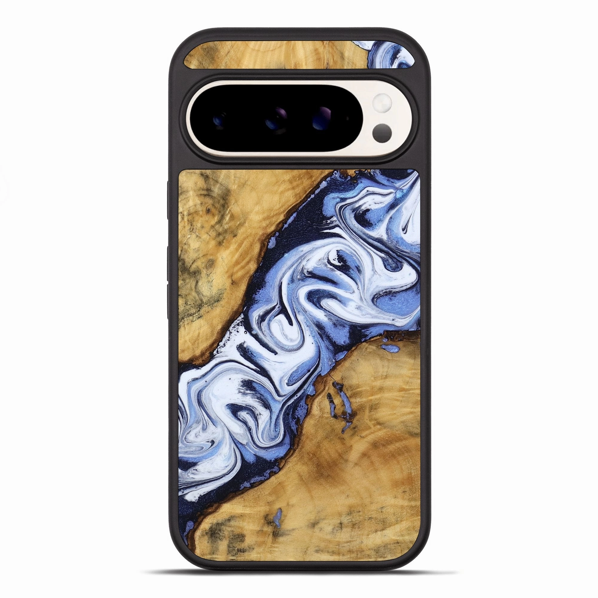 Screen Defense Pixel 10 Pro Xl Wood Phone Case - Cristy (Blue, 772226)