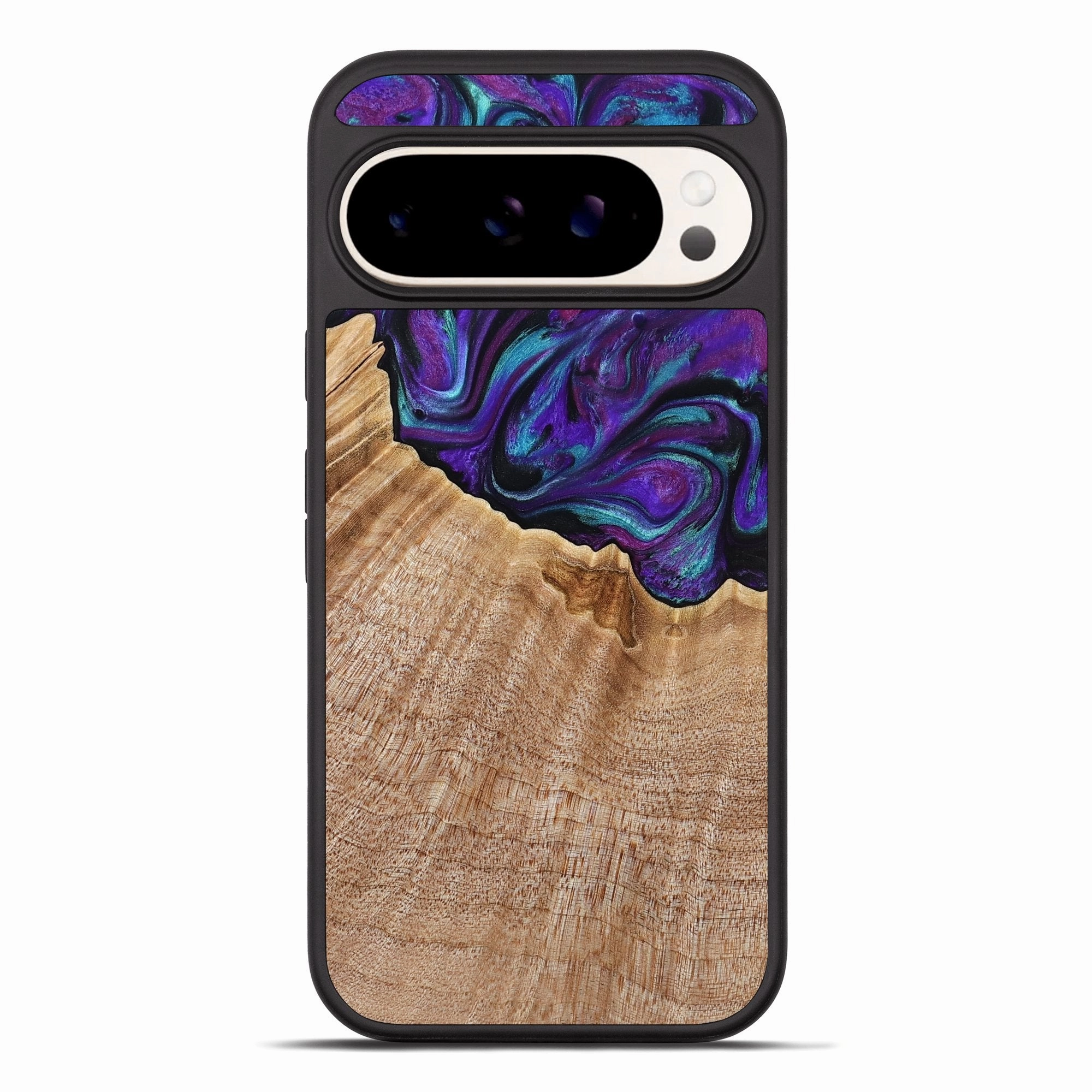 Anti Finger Smudge Film Anti Oil Film Pixel 10 Pro Xl Wood Phone Case - Darci (Purple, 775164)