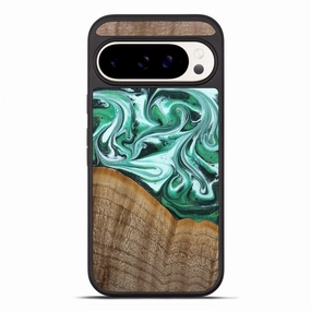 Anti Spy Film Anti Fingerprint Screen Pixel 10 Pro Xl Wood Phone Case - Daren (Green, 772122)