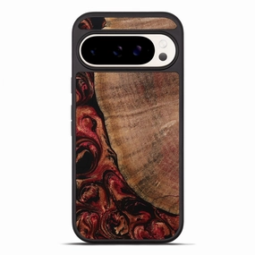 Pixel 10 Pro Xl Wood Phone Case - Demi (Red, 768898) Smooth Touch