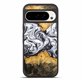 Pixel 10 Pro Xl Wood Phone Case - Deonte (Black & White, 777906) Anti Finger Mark Anti Finger Smudge