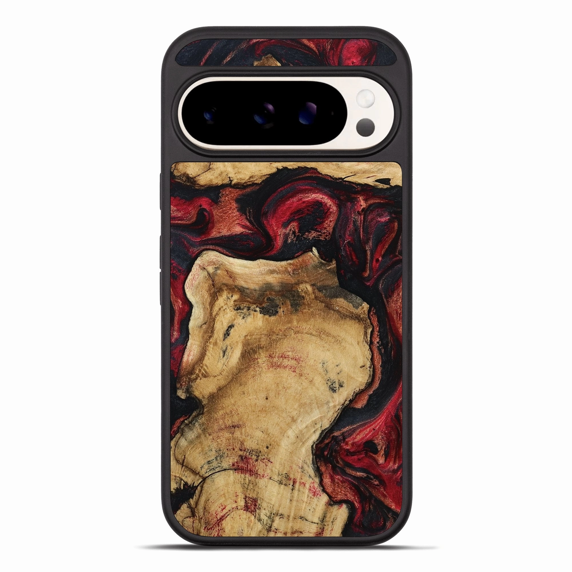Scratch Protection Pixel 10 Pro Xl Wood Phone Case - Dona (Red, 781665)