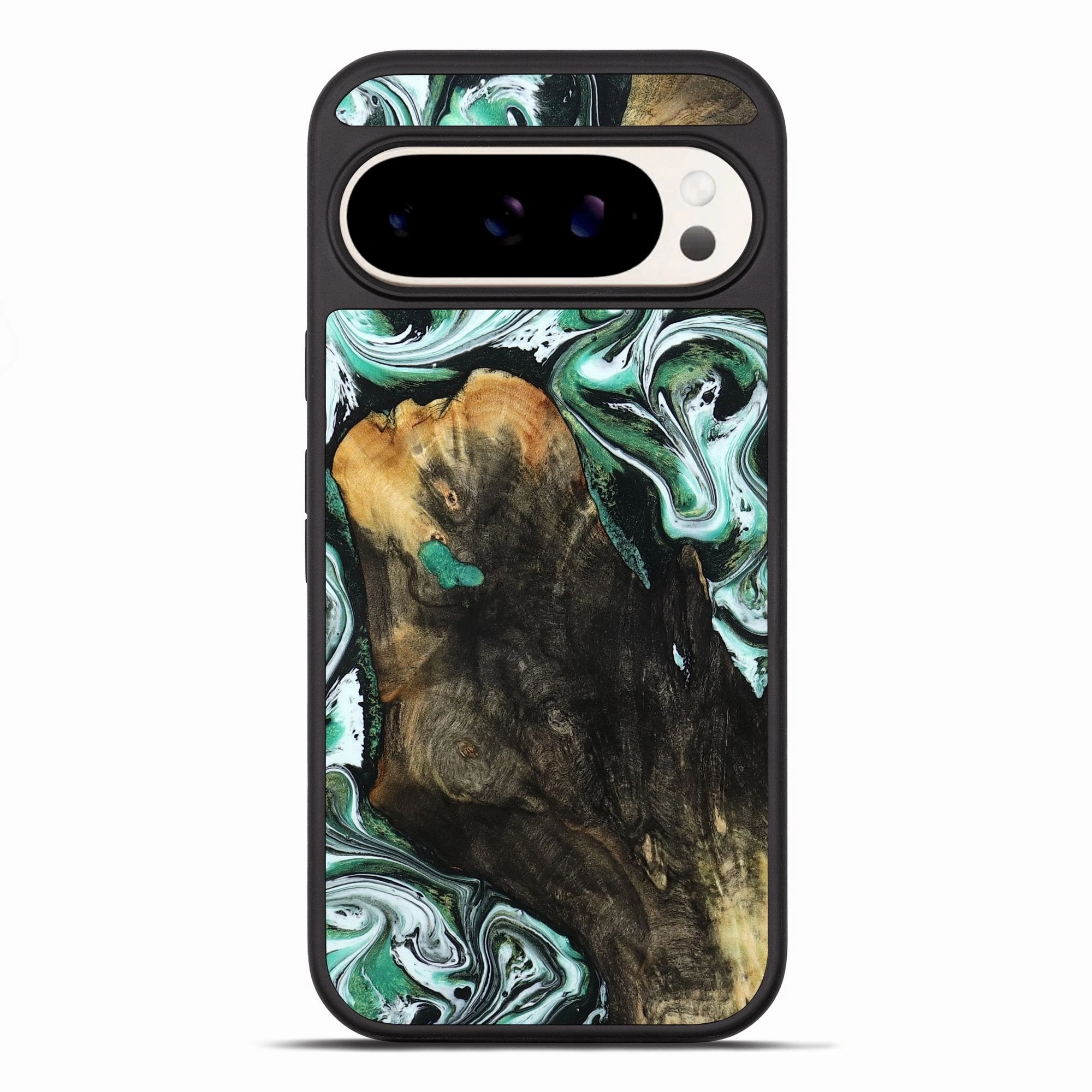 Anti Dust Film Anti Finger Grease Pixel 10 Pro Xl Wood Phone Case - Doretha (Green, 780036)