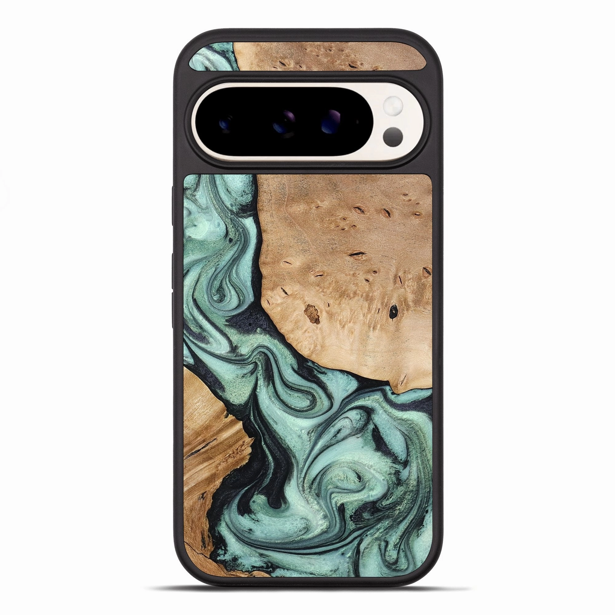 Protective Film Impact Protection Pixel 10 Pro Xl Wood Phone Case - Dorotha (Green, 776662)