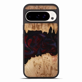 Pixel 10 Pro Xl Wood Phone Case - Efrain (Red, 773334) Water Resistant
