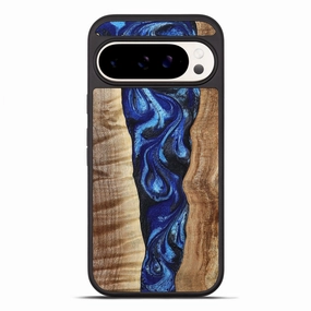 Soft Edge Pixel 10 Pro Xl Wood Phone Case - Eliza (Blue, 778599)