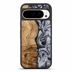 Protective Film Bubble Free Pixel 10 Pro Xl Wood Phone Case - Eulalia (Black & White, 777567)