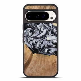 Anti Blue Light Drop Protection Pixel 10 Pro Xl Wood Phone Case - Felipe (Black & White, 776238)