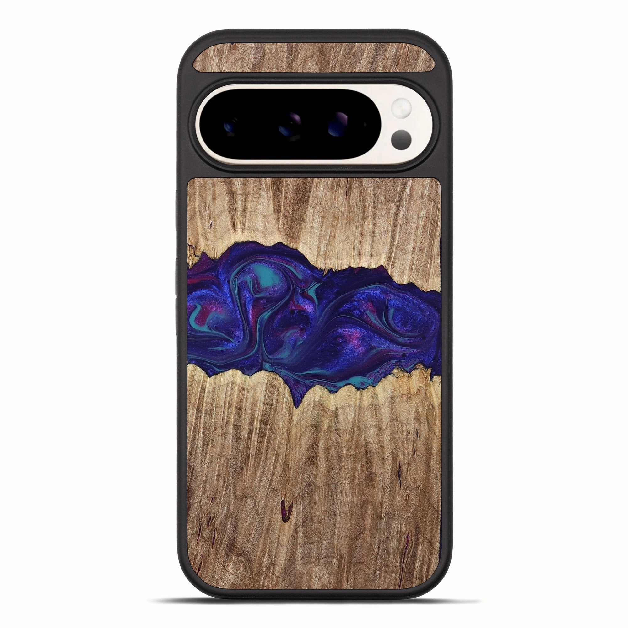 Pixel 10 Pro Xl Wood Phone Case - Gaston (Purple, 767907) Anti Scratch Screen Smooth Surface