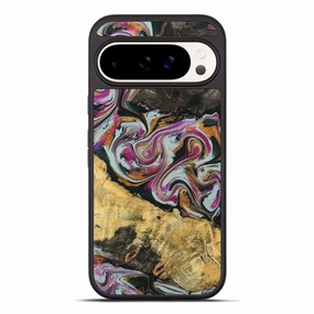 Pixel 10 Pro Xl Wood Phone Case - Gaven (Green, 777611) Raised Edges Protective Screen