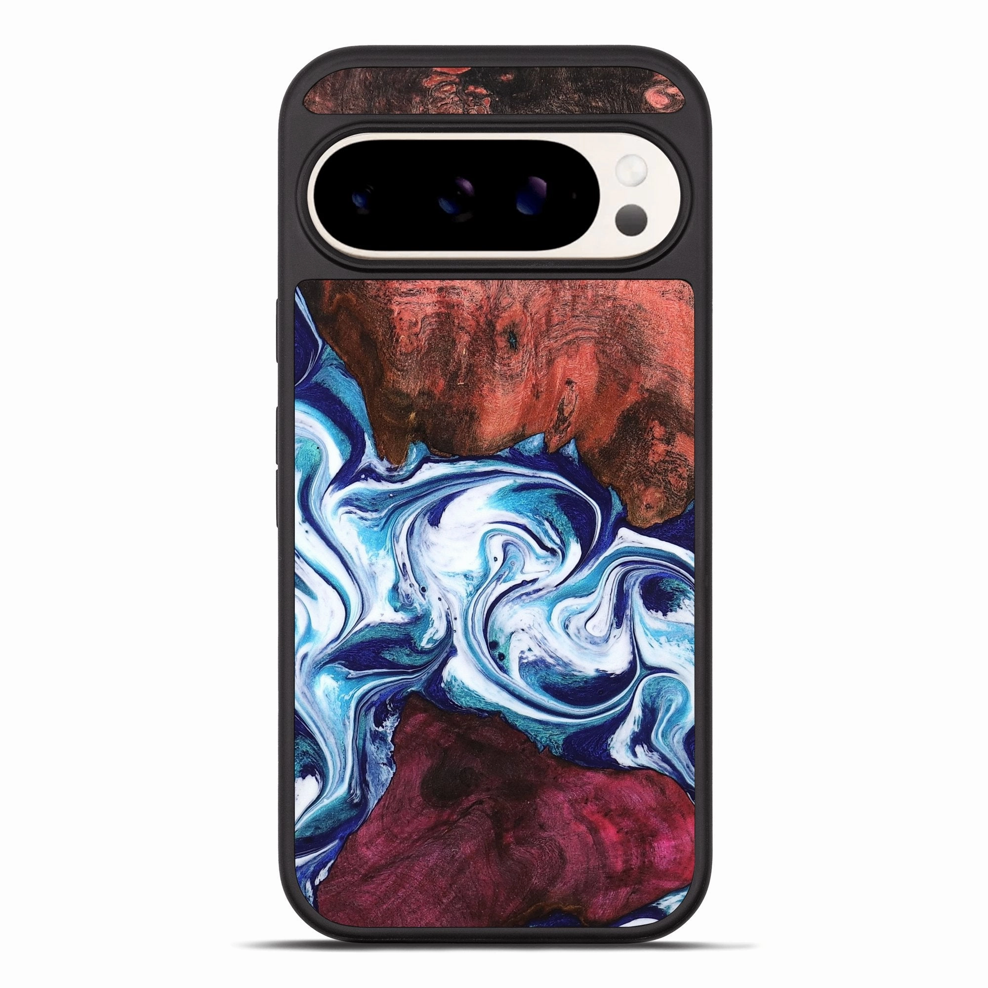 Anti Blue Light Impact Resistant Pixel 10 Pro Xl Wood Phone Case - Gillian (Blue, 781805)