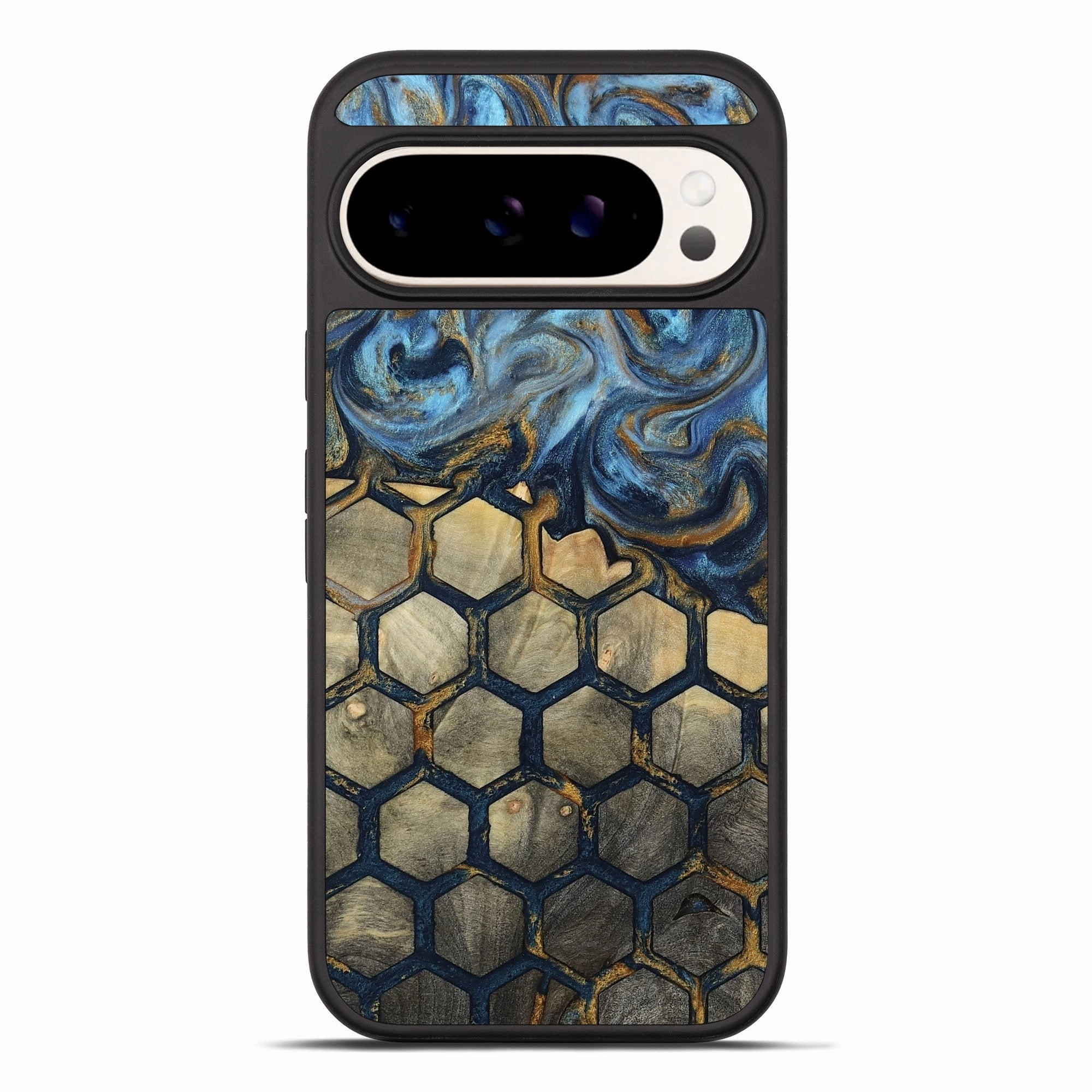 Pixel 10 Pro Xl Wood Phone Case - Grayson (Pattern, 781717) Anti Glare Film Dustproof Cover