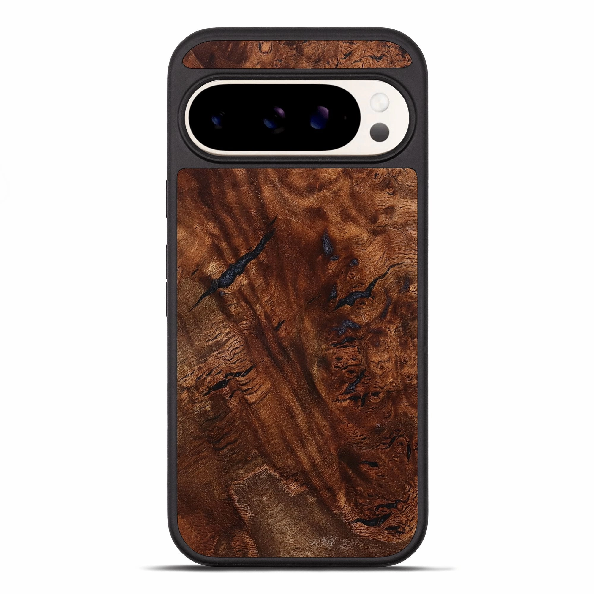Pixel 10 Pro Xl Wood Phone Case - Hanna (Wood Burl, 781867) HD Clarity Protective Film