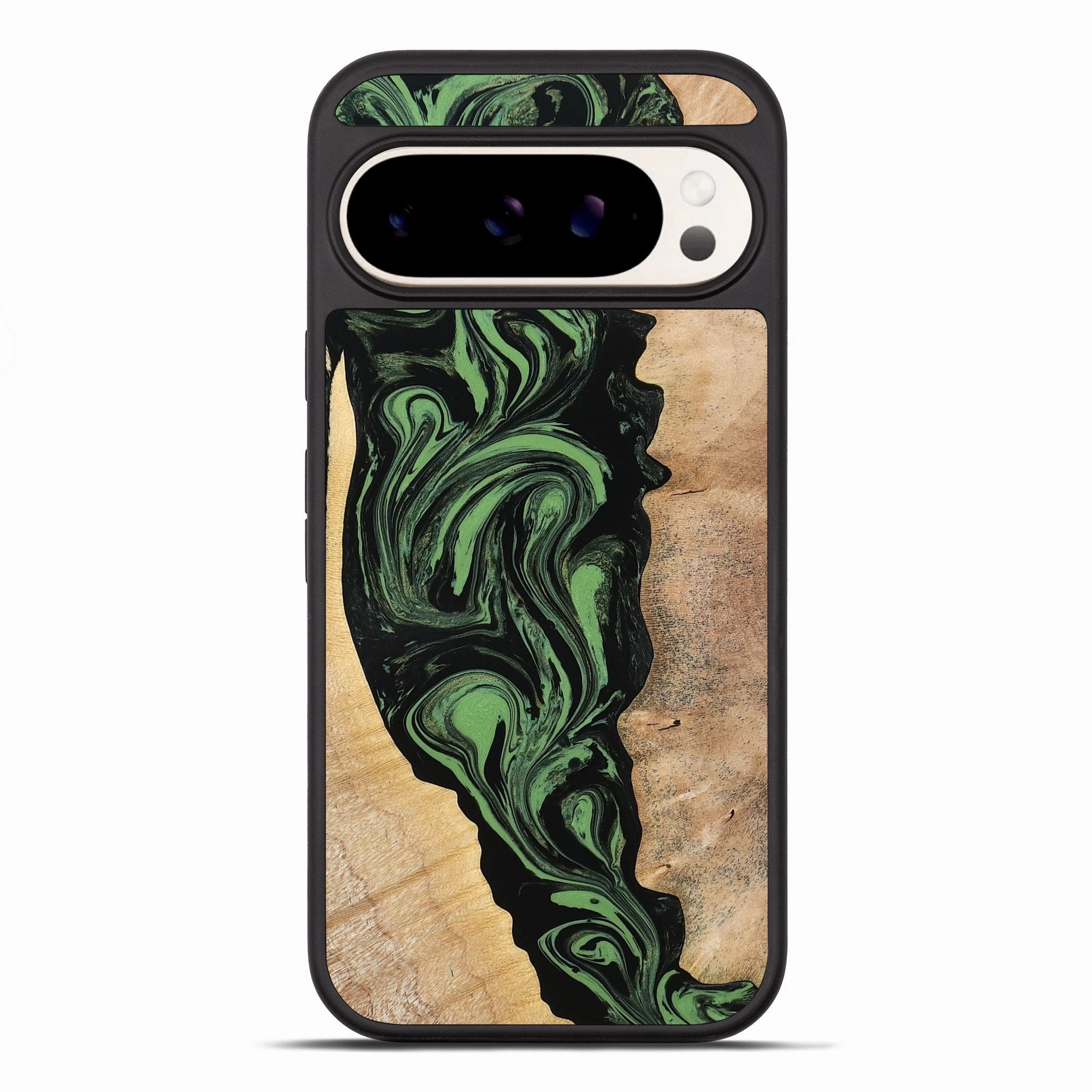 Anti Glare Anti Yellowing Screen Pixel 10 Pro Xl Wood Phone Case - Hattie (Green, 777192)