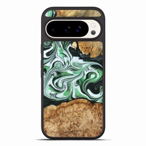Pixel 10 Pro Xl Wood Phone Case - Haylee (Green, 778678) Ultra Thin
