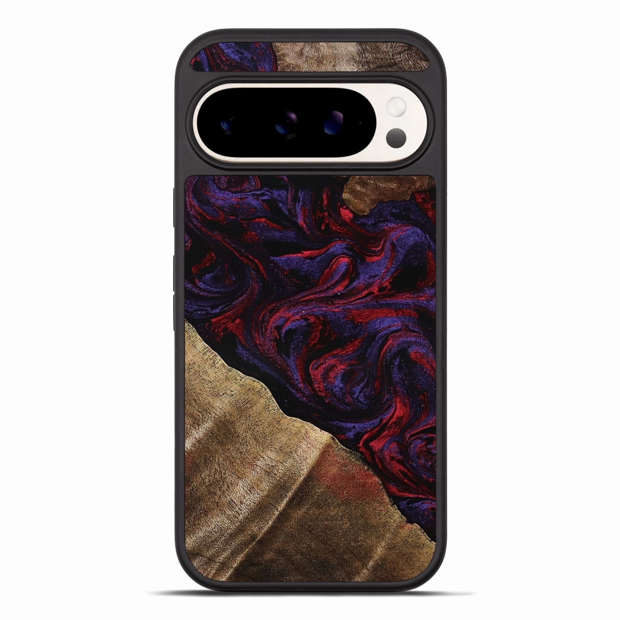 Crystal Clear Screen Ultra Slim Protector Pixel 10 Pro Xl Wood Phone Case - Iliana (Red, 771177)