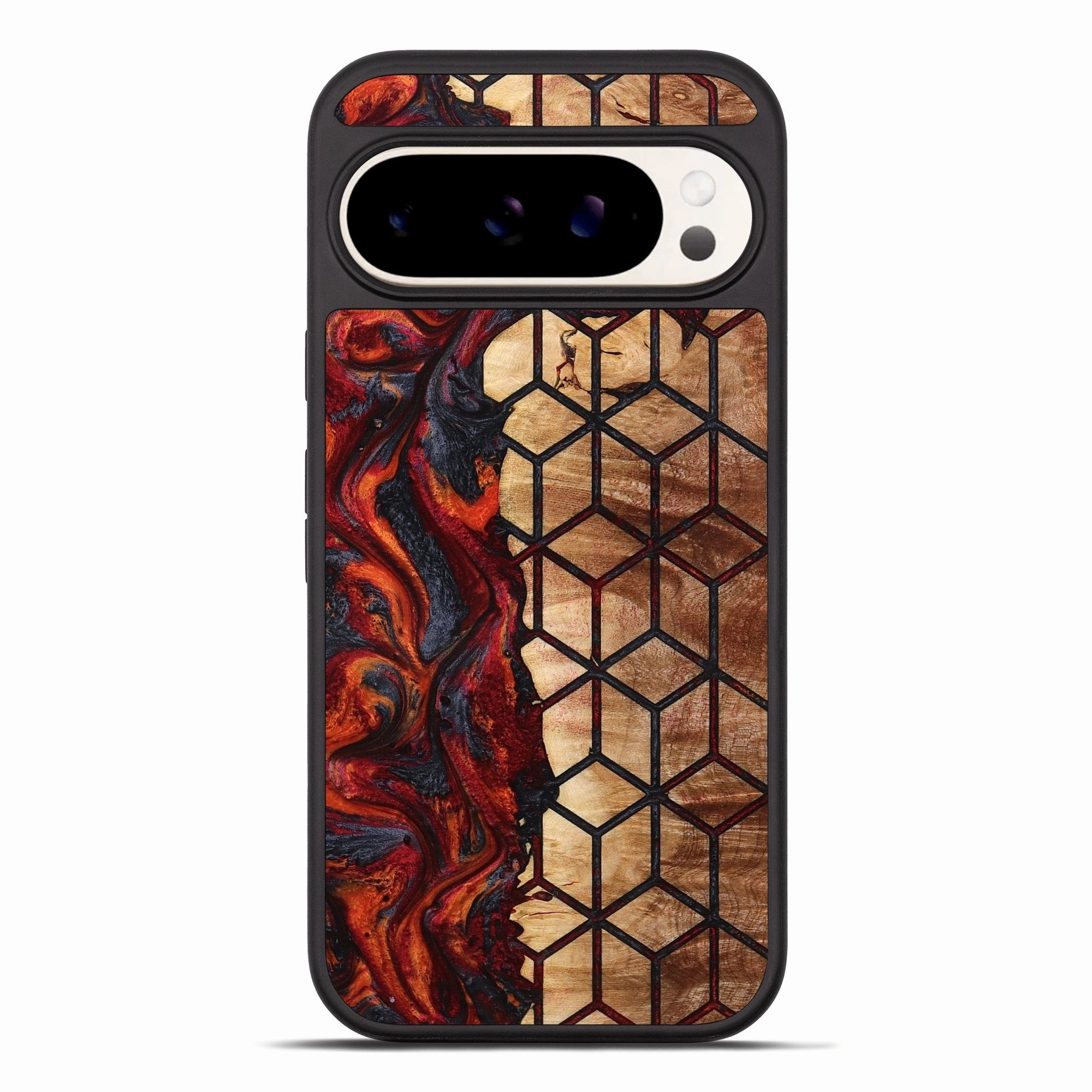 Pixel 10 Pro Xl Wood Phone Case - Iva (Pattern, 779655) Tempered Glass