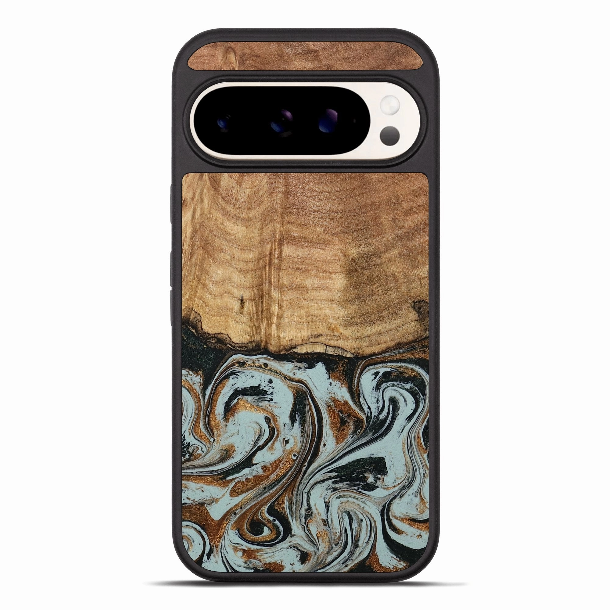Pixel 10 Pro Xl Wood Phone Case - Javon (Green, 778356) Impact Protection