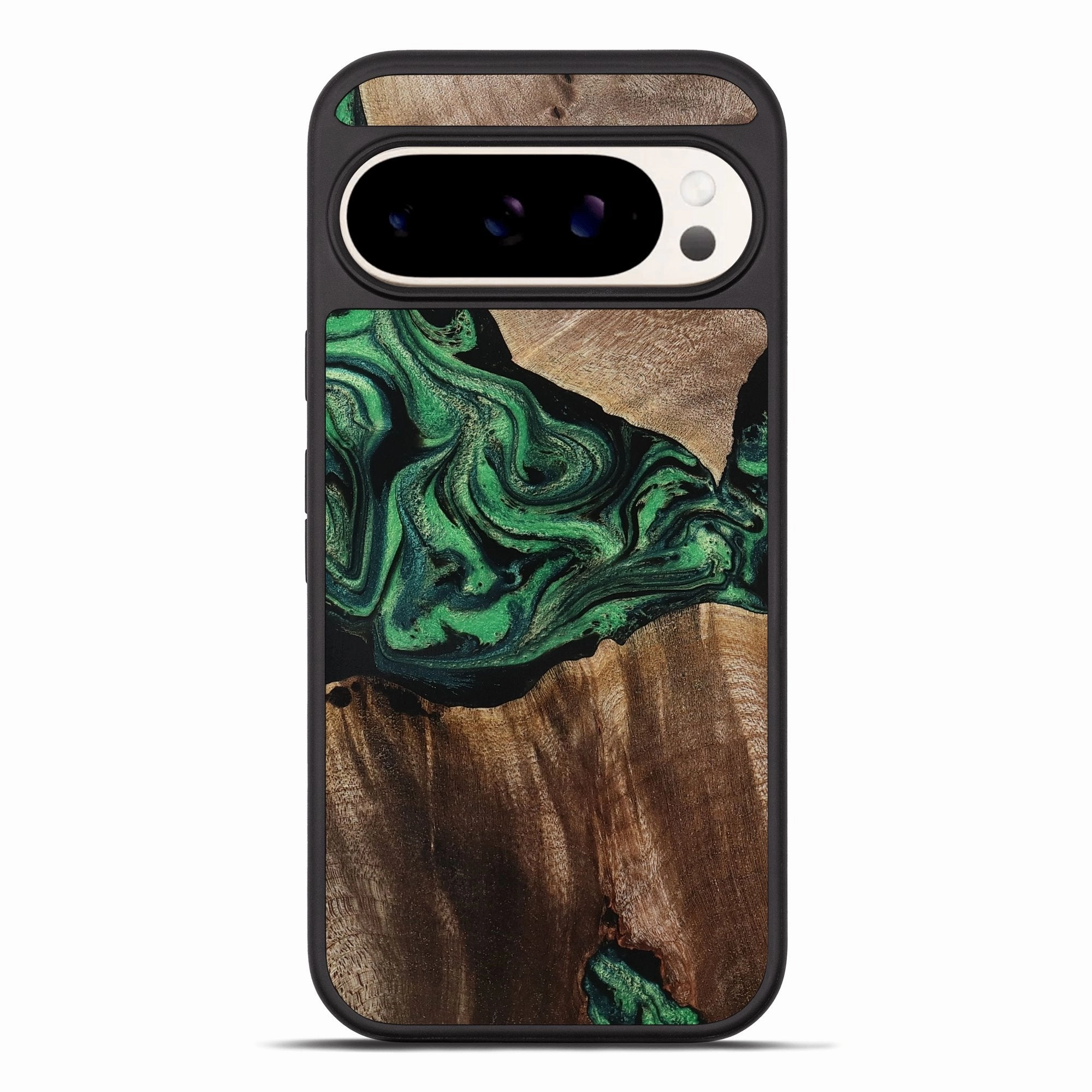 Case Friendly Anti Dust Pixel 10 Pro Xl Wood Phone Case - Jaydin (Green, 775890)