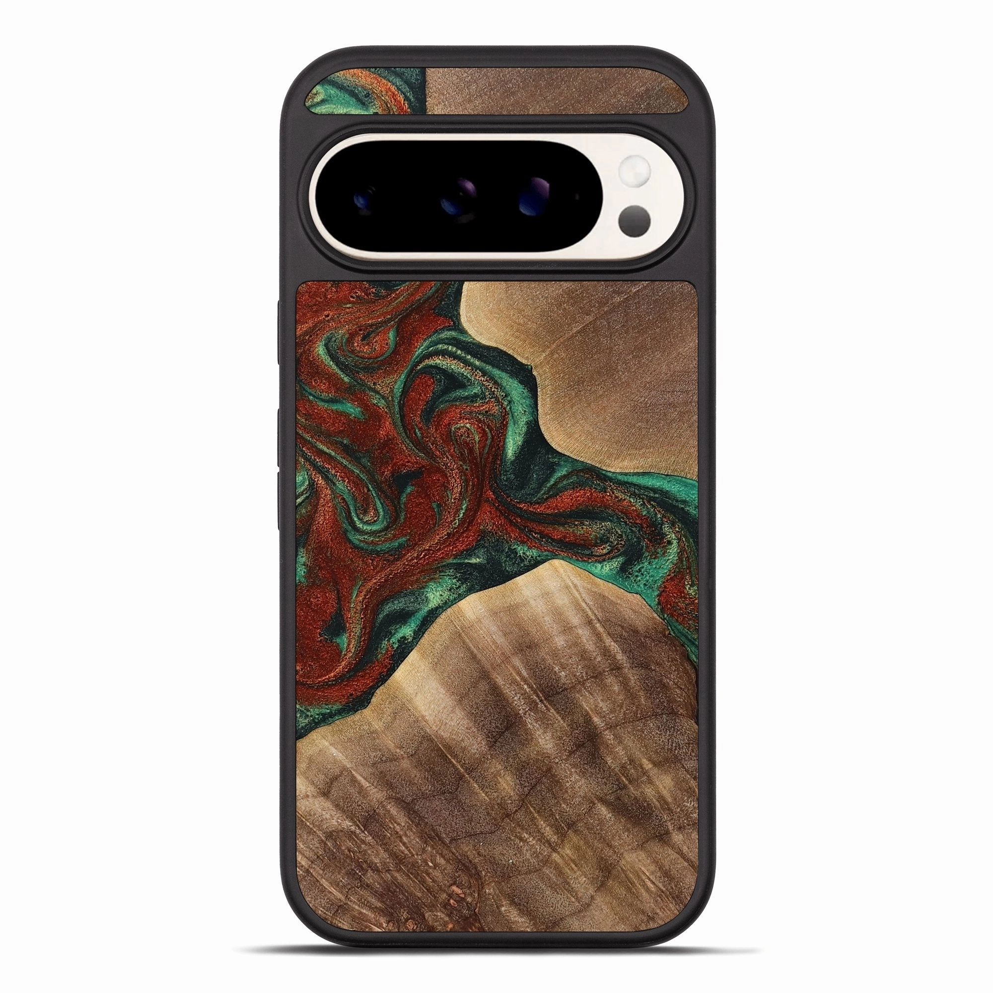 Pixel 10 Pro Xl Wood Phone Case - Jaylyn (Green, 769070) Anti Fog Protective Screen